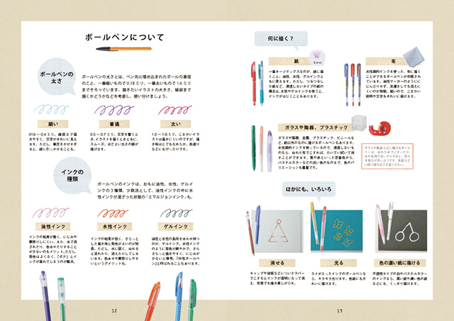 ボールペンで描く かわいいイラストBOOK